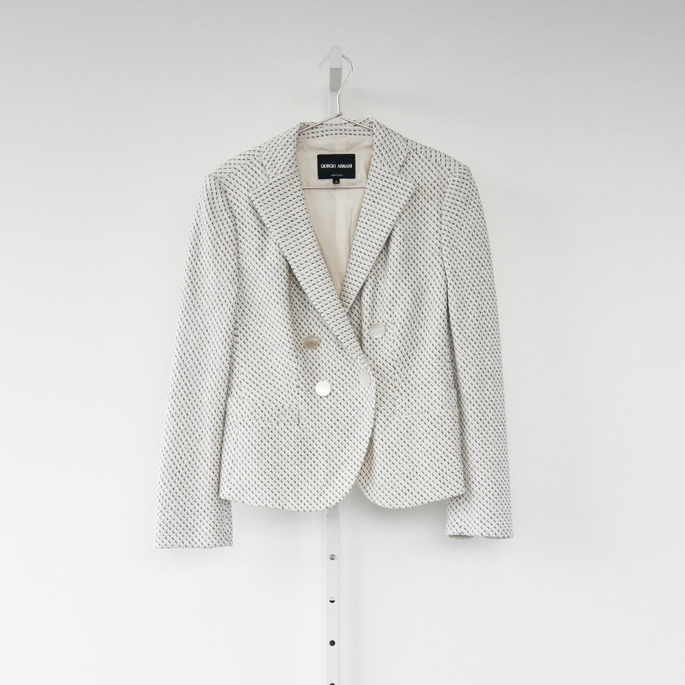 Giorgio Armani Tweed Blazer